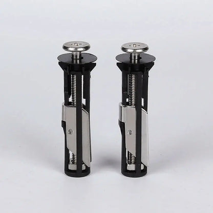 2 PCS Universal Stainless Steel Water Tank Toilet Seat Hinges Bolts