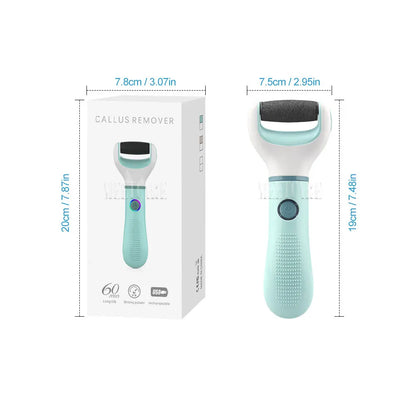 Wireless Electric Foot Grinder Pedicure Tool for Dead Skin Calluses Cracks - Waterproof Hard Skin Remover Rechargeable Foot Cleaner