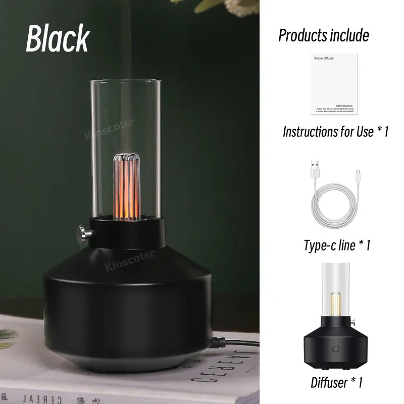 KINSCOTER Portable Mini Aroma Diffuser USB Air Humidifier Essential Oil Night Light Cold Mist Maker Sprayer for Home Gift HUMI Store