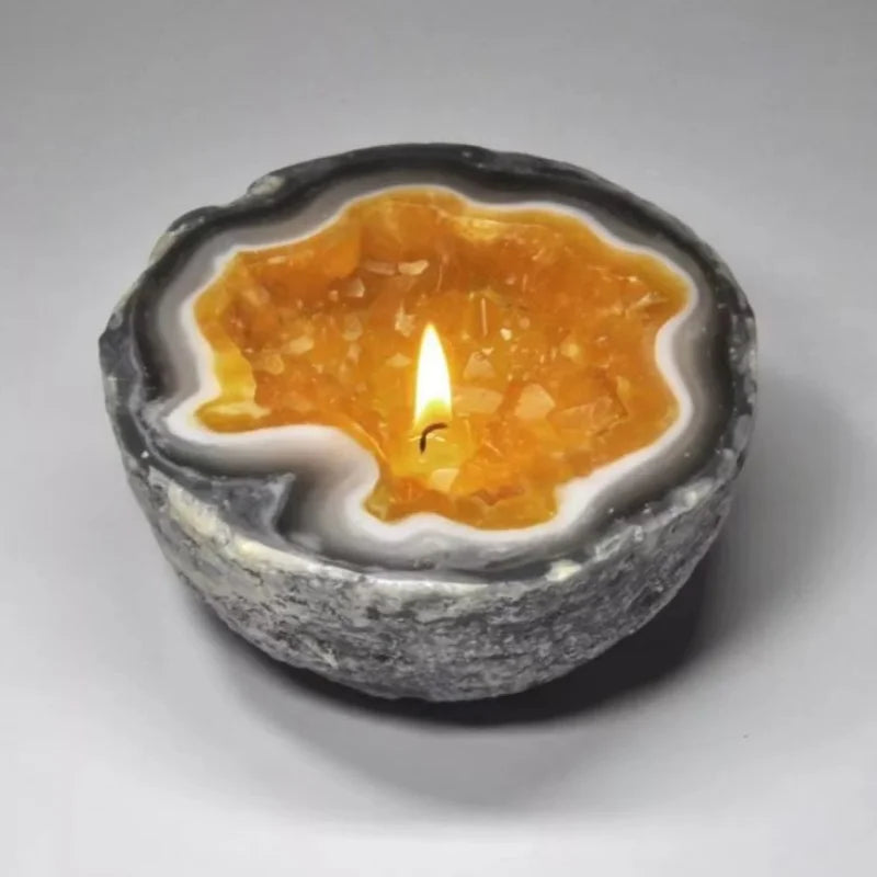 AuraGlow™ Crystal Healing Candle 🔮✨