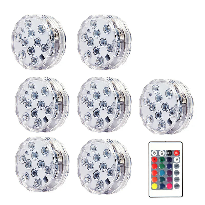 Glow Your Pool: Submersible LED Lights with RF Remote