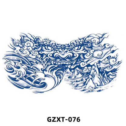 New Wholesale Juice Chest Stickers Tattoo Herbal Semi-permanent Back Tatoo Wings Tattoo Stickpaper WAM-girl Store Store