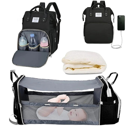 3-in-1 Diaper Bag & Baby Bed YOURSChoice Store