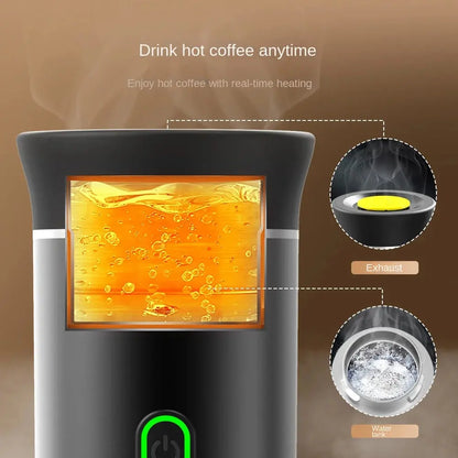 Portable Wireless Electric Espresso Coffee Machine For Travel &Car