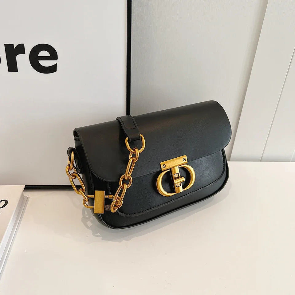 Vintage Baguette Crossbody Bag Stone's Store
