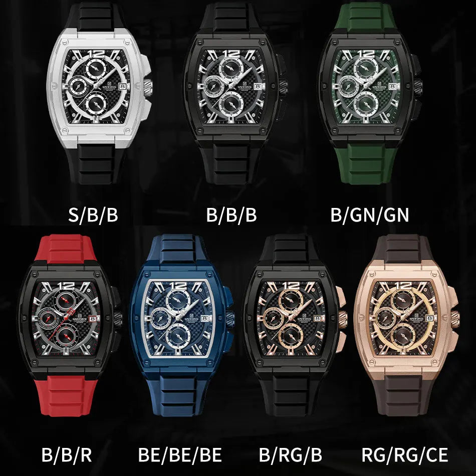 NAVIFORCE New Men's Multifunctional Sports Watch Top Best Watches Store
