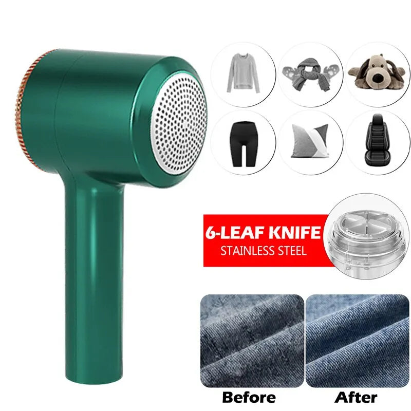 Quitapelusas para ropa USB eléctrico recargable, cortador de bolas de pelo, recortador de pelusas para ropa, afeitadora de suéter, dispositivo de eliminación de bobinas