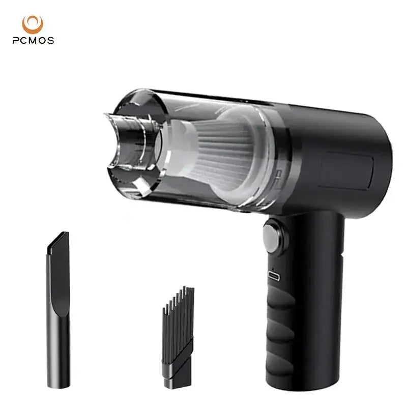 Wireless Vacuum Cleaner Dual Use for Home and Car 120W High Power Powerful Vacuum Cleaner Black PCMOS 1PC DaZhe Plus Store