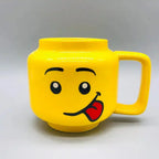 Cartoon Ceramic Mug Cup 250ML with Cute Impish Expression Figure Head AliExpress