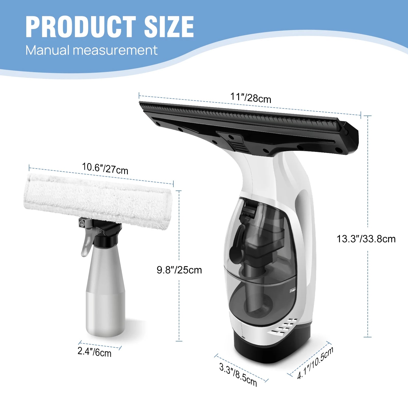 ClearView Pro: Streak-Free Windows, Effortless Cleaning Weirong Electric Store