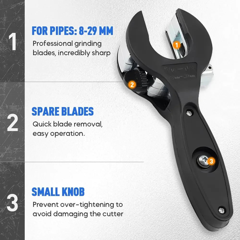 PipePro™ Ratchet Cutter 🔧 — Effortless Clean Pipe Cuts