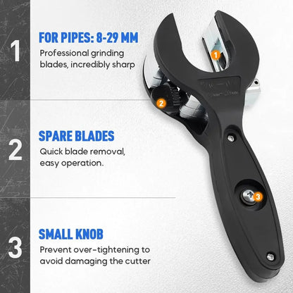PipePro™ Ratchet Cutter 🔧 — Effortless Clean Pipe Cuts