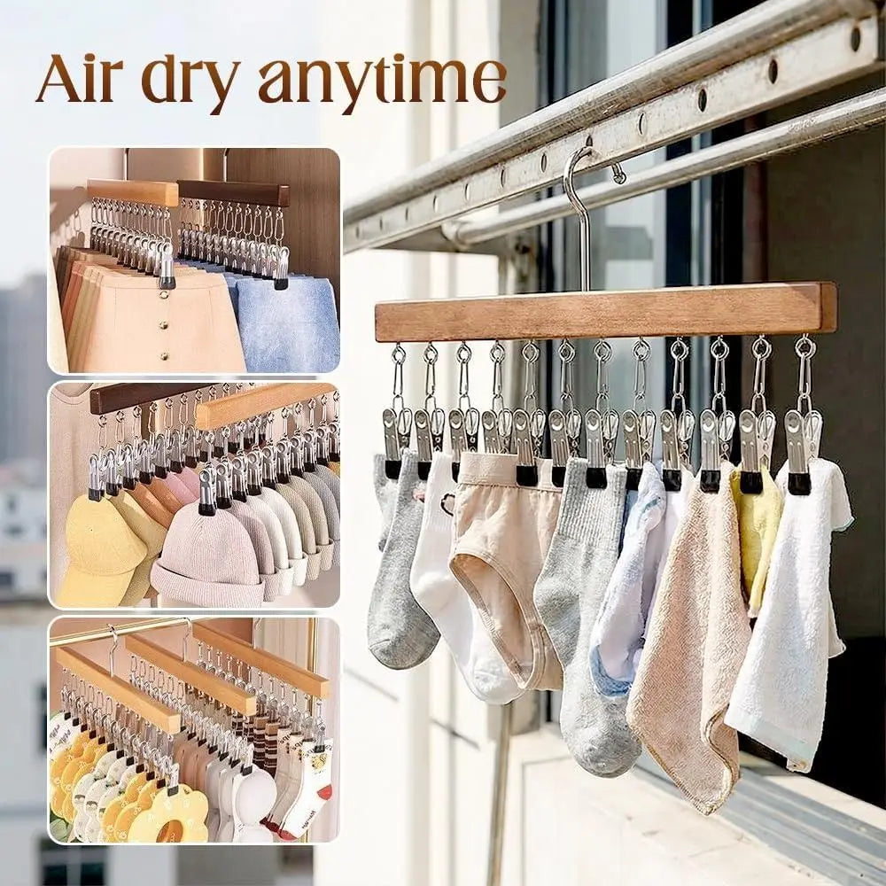 Organizador de madera HatNest™ 🎩 — Almacenamiento ordenado, fácil acceso