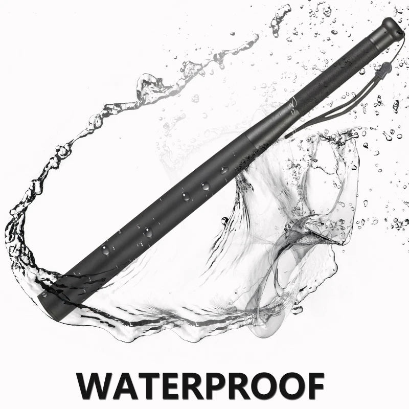Baseball Bat LED Flashlight Waterproof Super Bright Baton Aluminium Alloy Torch For Emergency Self Defense Anti Riot Equipment