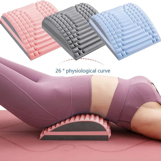 Back Stretcher Cervical Traction Pad Herniated Disc  Posture Corrector Support Neck Lumbar Massage Pillow Relief Relax Scoliosis GoodMEE Store