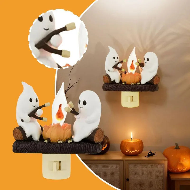 Luz parpadeante de llama espeluznante: ¡Resplandor inquietante para Halloween y más allá!