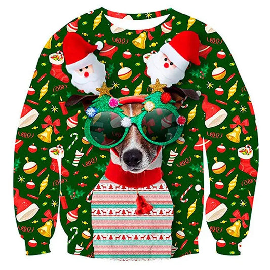 View details for Funny Fake Christmas Sweater Unisex Men Women Ugly Christmas Sweater Funny Fake Christmas Sweater