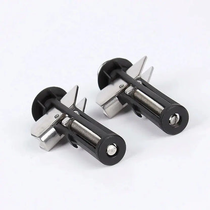 2 PCS Universal Stainless Steel Water Tank Toilet Seat Hinges Bolts
