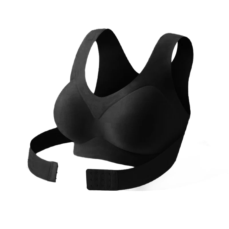 AlignLift™ – Sujetador postural con cierre frontal y soporte cruzado en la espalda 💪
