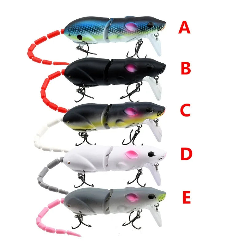 ALASICKA Tackle Accessories Mouse Lure Artificial Plastic Mouse Fishing Lure Swimbait Rat Pike Bass Minnow Floatingbaits Fishing