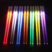 1 Pair LED Lightsaber Chopsticks Luminous Reusable Kitchen Light Up