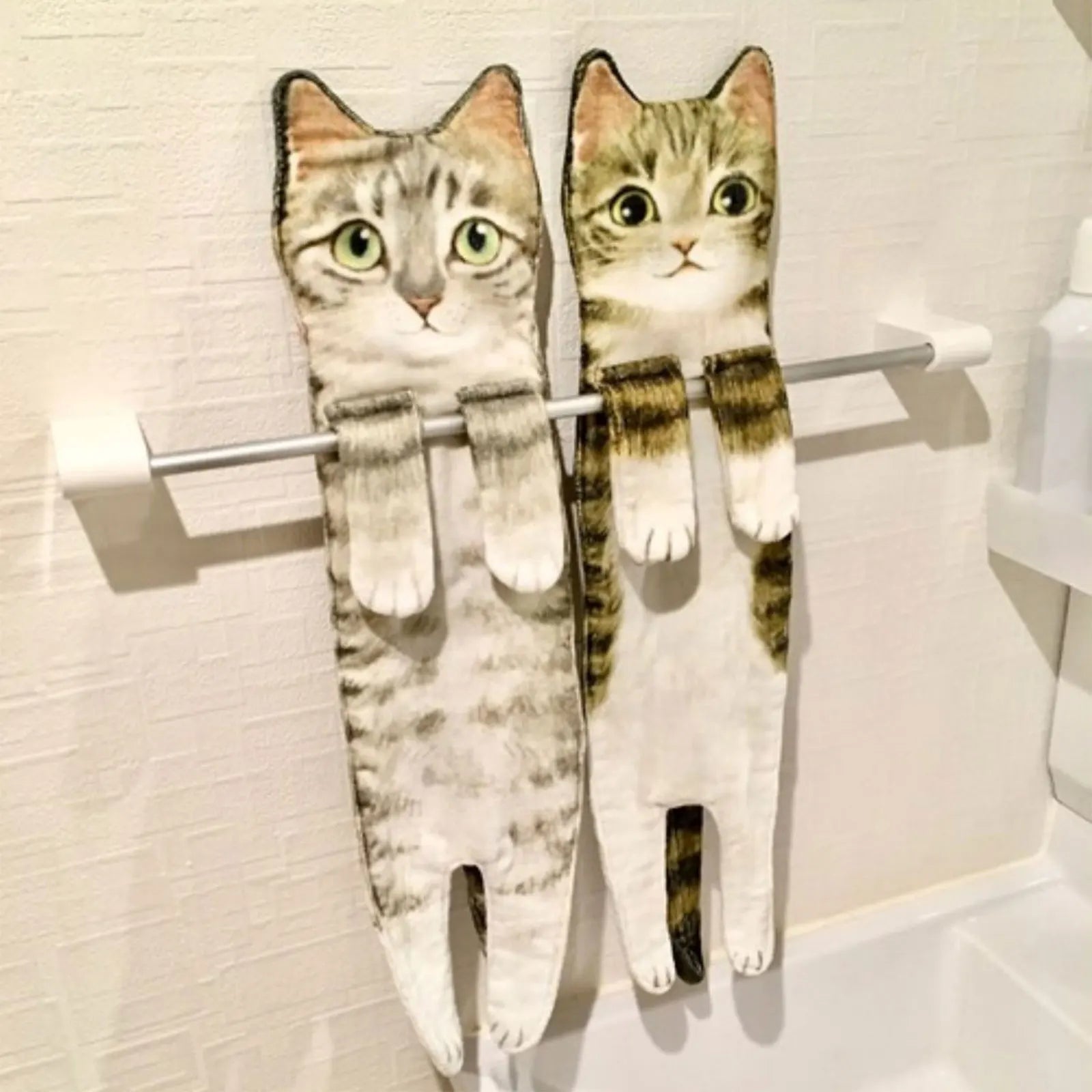 CatCling™ Funny Hanging Hand Towel 🐱😂
