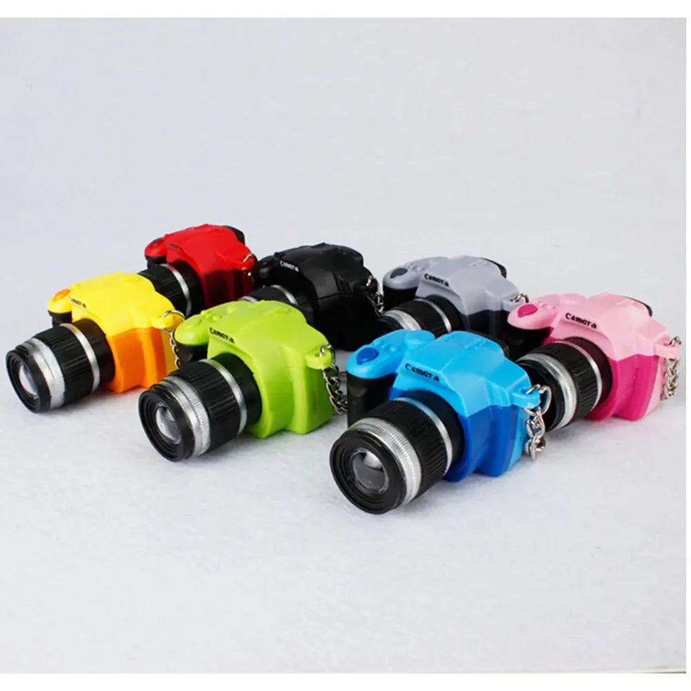 1pcs Keychain Cute Mini Toy Camera Charm Keychain With Flash Light&Sound Effect Gift WearThing Store