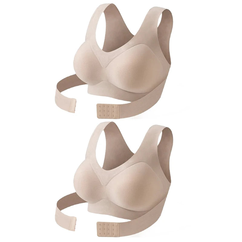 AlignLift™ – Sujetador postural con cierre frontal y soporte cruzado en la espalda 💪