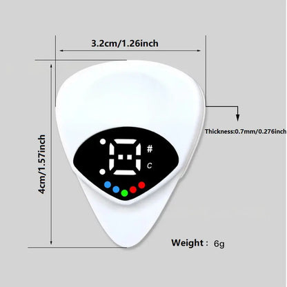 2-in-1 Guitar Picks Tuner Digital Electronic Tuner Acoustic Guitar Tuner for Acoustic Electric Guitar Bass Mandolin PRO Club Global Store
