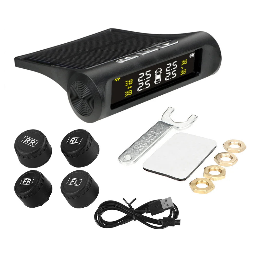 SolarGuard™ TPMS: Sun-Powered, Real-Time Tire Safety ☀️