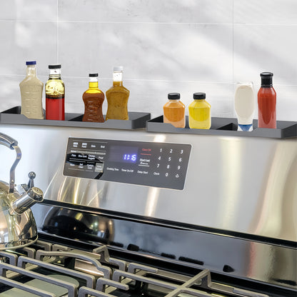 Space-Saving Magnetic Rack – Holds Spices, Utensils & More!