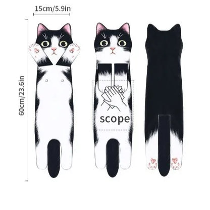 CatCling™ Funny Hanging Hand Towel 🐱😂