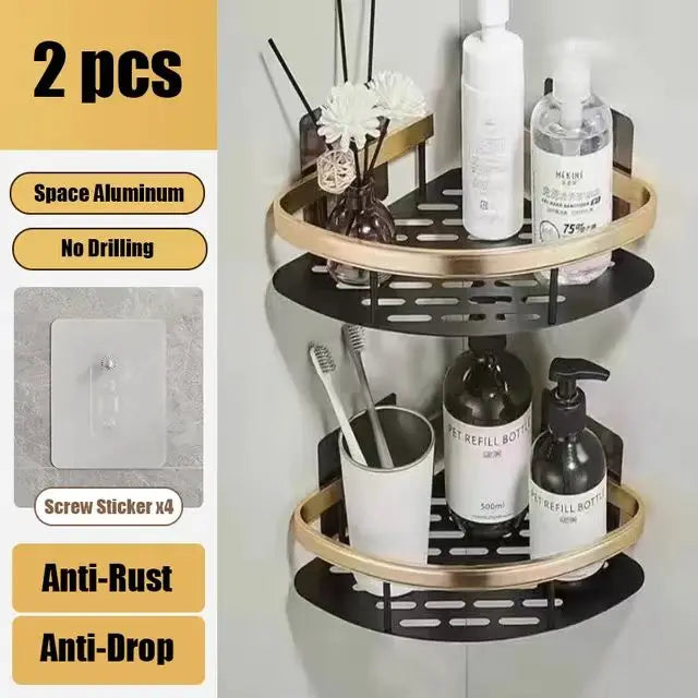 No Drill Wall Mounted Bathroom Shelf Shop1103677105 Store