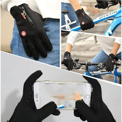 Winter Thermal Warm Full Finger Gloves Touchscreen Unisex for Outdoor AliExpress