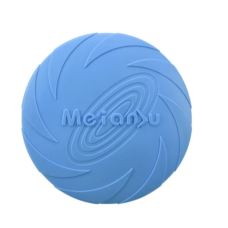 Durable Silicone Flying Disc for Dogs - Interactive Outdoor Fun!