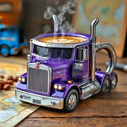 Creative Design Truck Coffee Mug Semi Truck Handcrafted Coffee Cup AliExpress