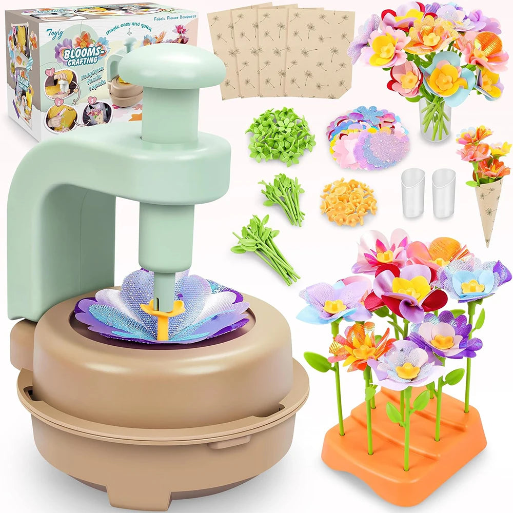 BloomCraft™ Kit de Flores 🌸 — Presiona, Crea y Juega