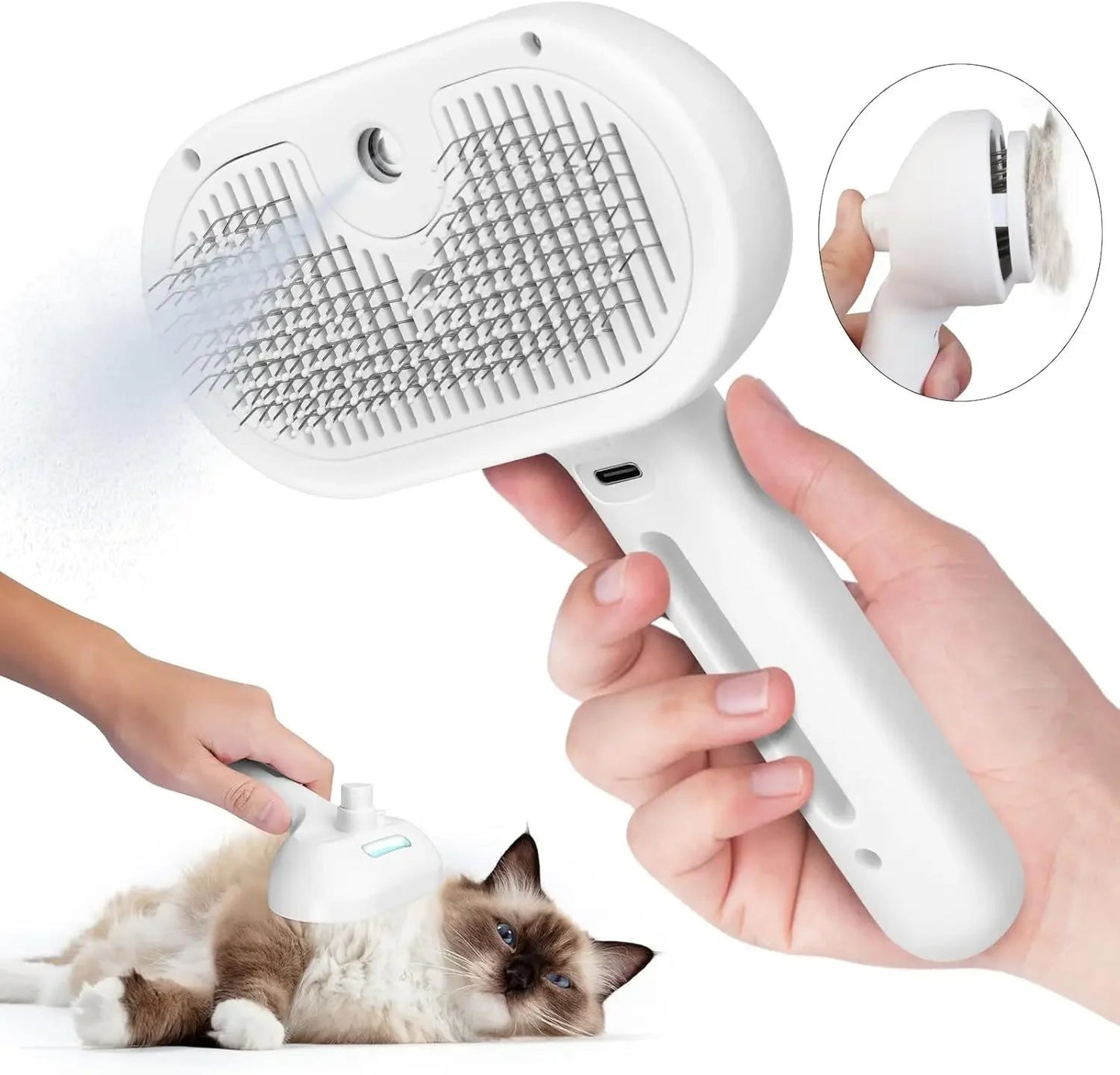 FurEase Comb – Spray, Comb, Shed-Free! Keke Meng Pet Products Store