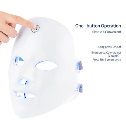 7-Color LED Photon Therapy Mask foreverlily Store