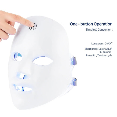 7-Color LED Photon Therapy Mask foreverlily Store