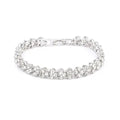UILZ Luxury Roman Crystal Geometric Chain Bracelets For Women Trendy