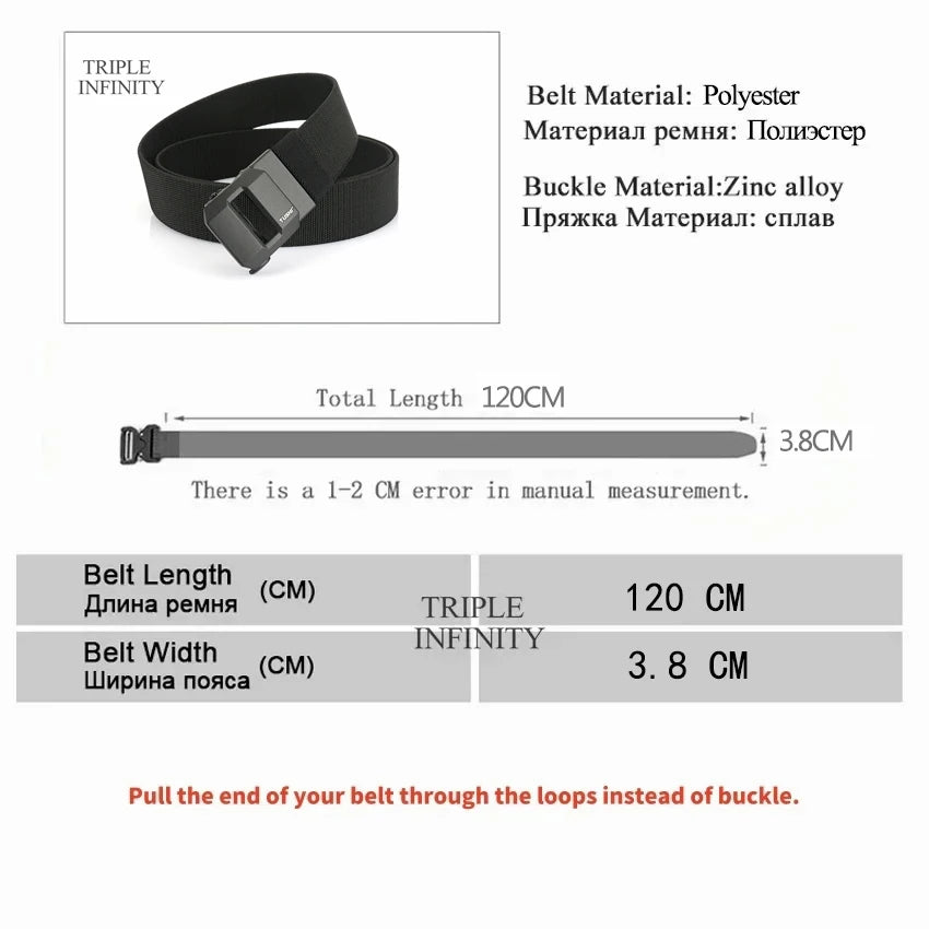 TactiFit Belt – Rugged Hold, Zero Slip TRIPLE INFINITY Official Store