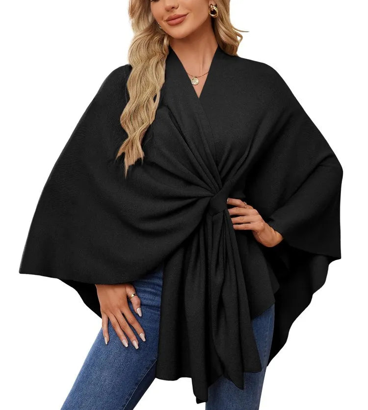 Luxury Poncho Shawl Wrap – Ultra-Soft & Stylish Cover-Up!