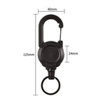 ELMAS Sporty Retractable Anti-Theft Keychain Shop1103682364 Store