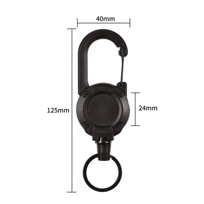 ELMAS Sporty Retractable Anti-Theft Keychain Shop1103682364 Store