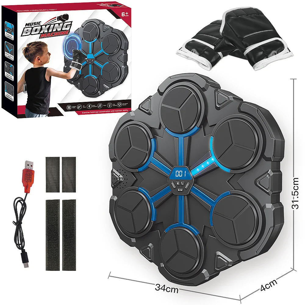 Smart Bluetooth Music Boxing Machine,Decompression,Fighting Fitness Home Boxing Wall Target Boxing Trainer Boxing Accessories Ponerait Benzhou Store
