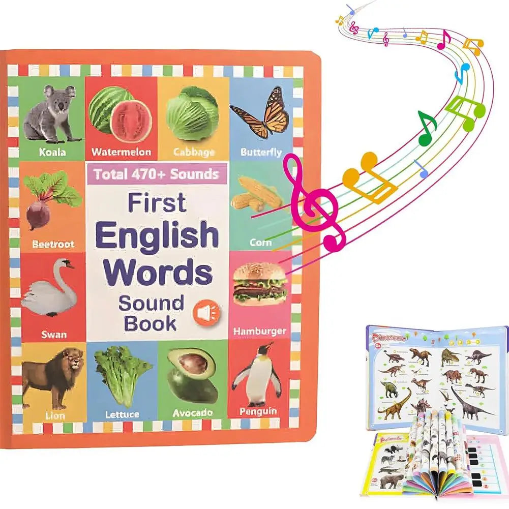 Interactive Sound Book – Learn First English Words with Fun Audio!
