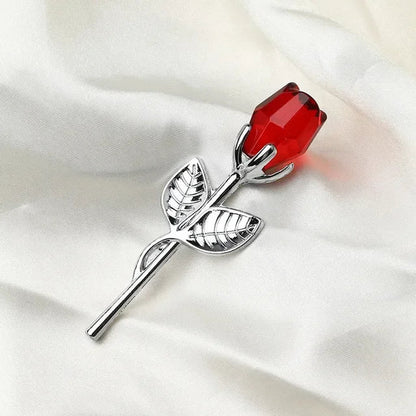 Valentines Day Gift Crystal Glass Rose Artificial Flower Silver Gold Rod Rose Flower for Girlfriend Wedding Gifts for Guest Shop1104358055 Store