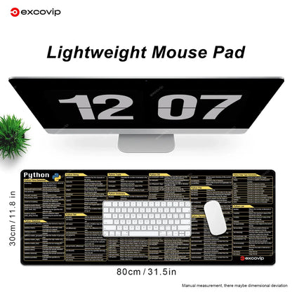 EXCO Python Programing Mouse Pad Large Shortcuts Cheat Sheet Keyboard AliExpress