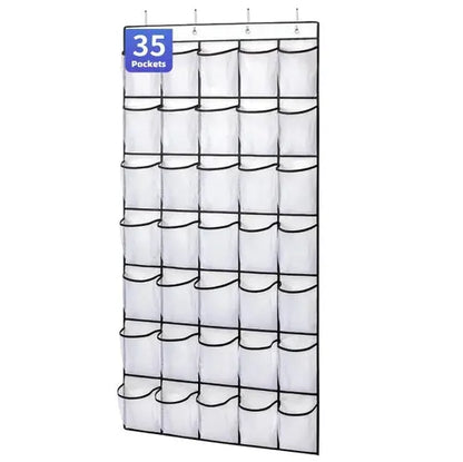 35 Pocket Wall-mounted Sundries Shoe Organiser Closet Storage Shoe
